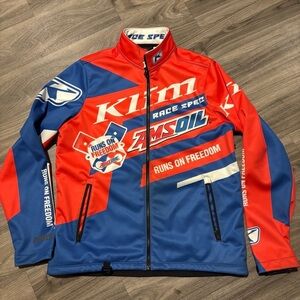 Klim Red and Blue Racing Jacket